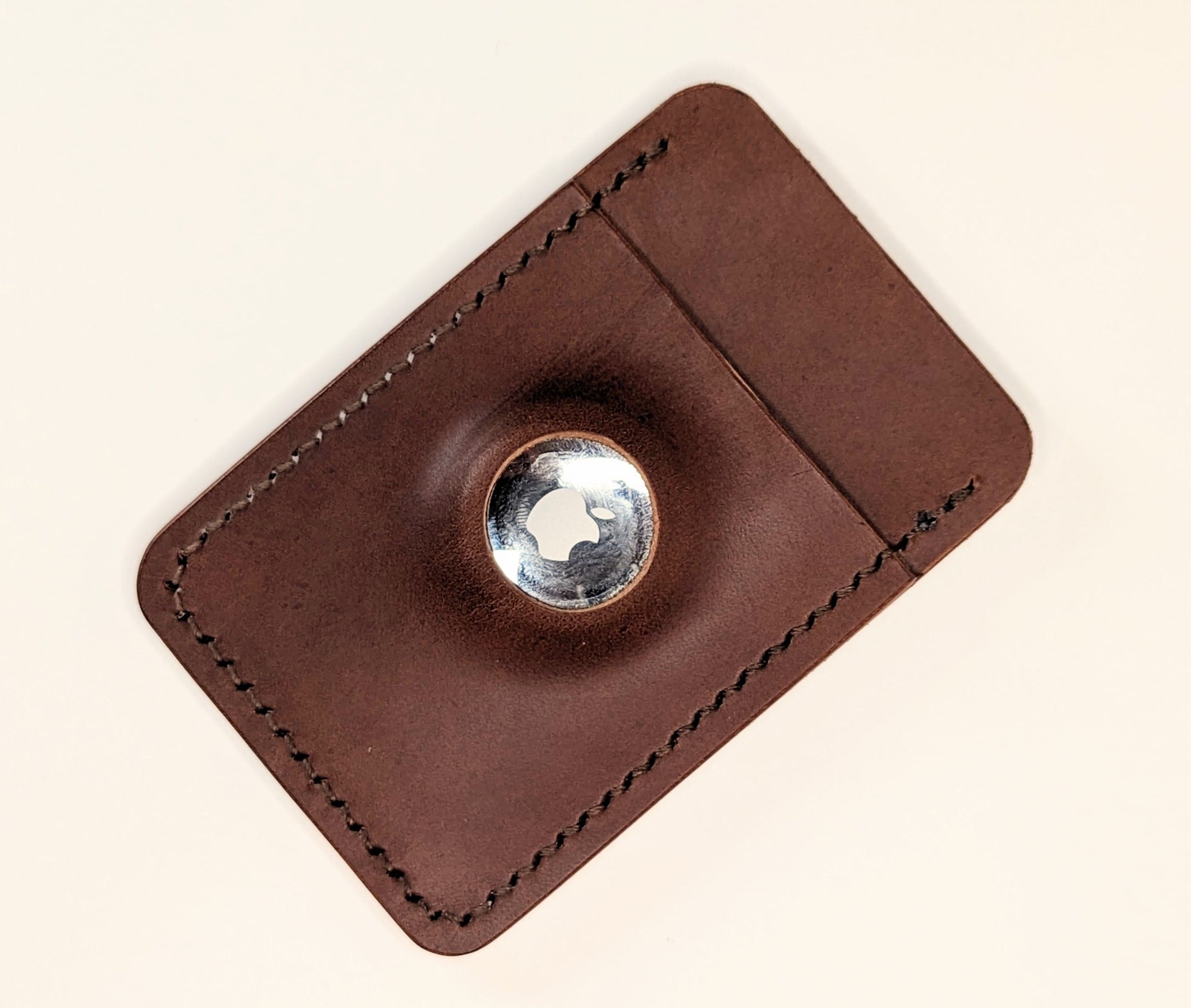 Custom AirTag leather holder